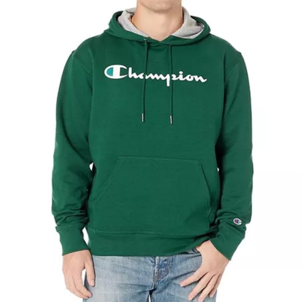 Green Champion hoodie adult medium.